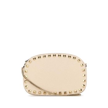 발렌티노 오발 락스터드 체인 숄더백 베이지 P0AR4 VSH I16 150775224_이미지