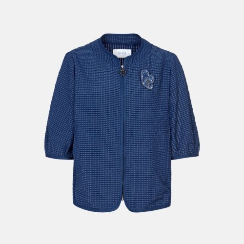 기비 시스루 스트링 집업 점퍼 GY24M1FRM63