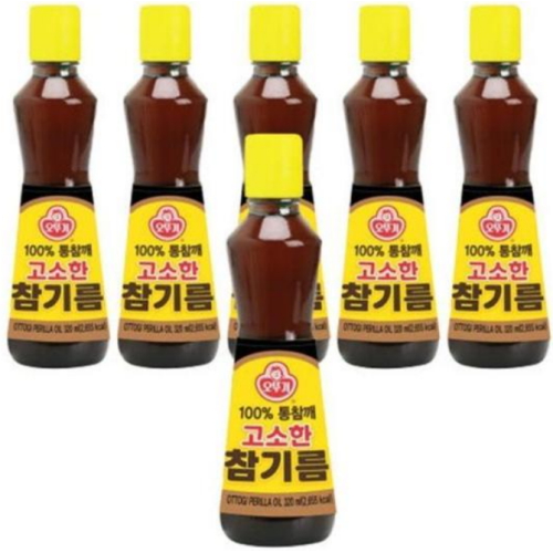 오뚜기 고소한 참기름 320ml (6개)_이미지