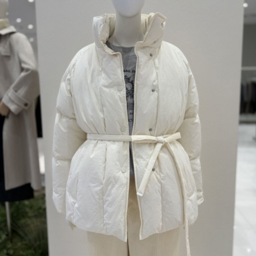 온앤온 하이넥 벨티드 덕다운 패딩 NJP5WMB11_이미지