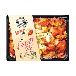 아워홈 온더고 춘천식 치즈 닭갈비덮밥 290g (1개)
