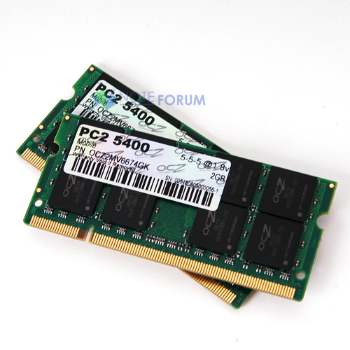 OCZ SS 노트북 DDR2-675 So-Dimm 패키지 디직스