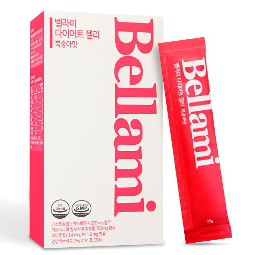 네이처퓨어코리아  벨라미 다이어트 젤리 복숭아맛 14포 (1개)