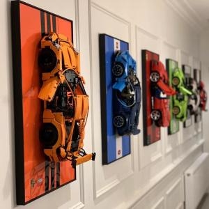 킴나잡화점 레고 벽걸이 장식 테크닉 블럭 액자 프레임