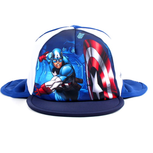 캡틴 아메리카 패싱 수영 플랩햇 MV0550