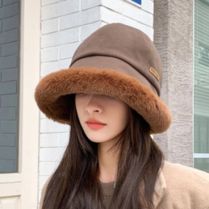 라일리 Rly 겨울 털버킷햇 나들이 벙거지 여성겨울모자 11799979_이미지