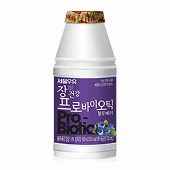  서울우유 장건강 프로바이오틱 블루베리 150ml [8개]