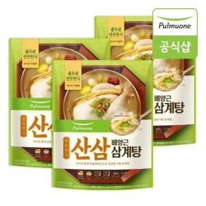 풀무원 반듯한식 산삼 배양근 삼계탕 800g (3개)