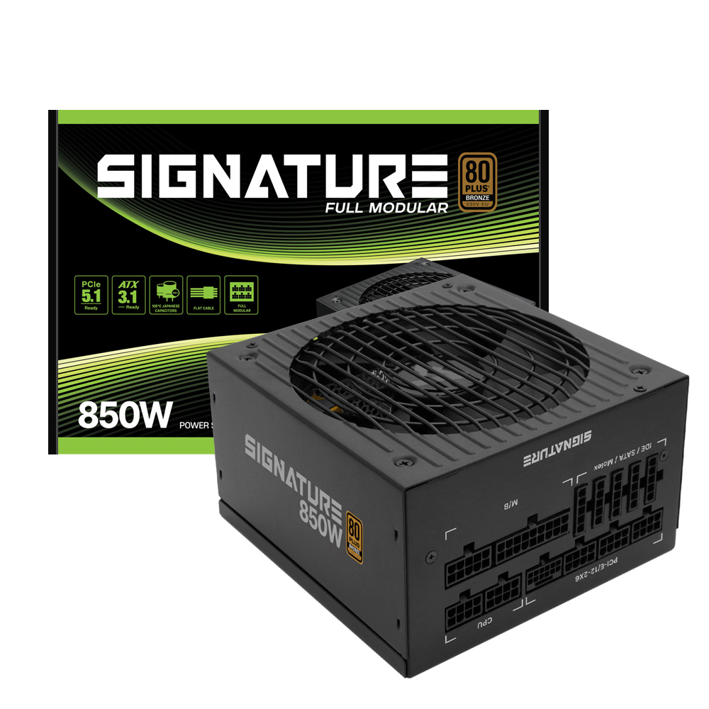 AONE 시그니처 850W 80PLUS브론즈 풀모듈러 ATX3.1_이미지
