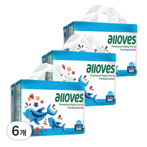 올러브 프리미엄 팬티형 기저귀 점보형 204매 점보_이미지