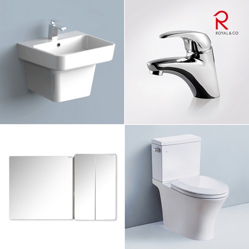 로얄앤컴퍼니 세미K 양변기+세면기+수전+욕실장 세트이미지입니다. 누르면 해당 게시물로 새창이동합니다.
