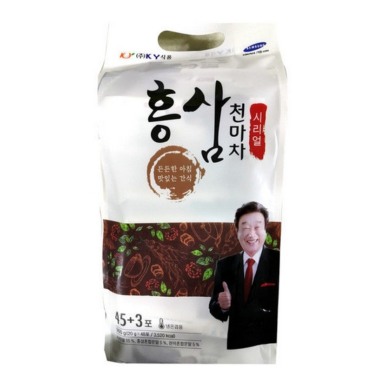 KY식품 시리얼 홍삼 천마차 48T (1개)