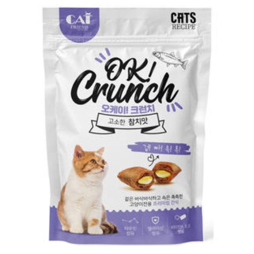 [불명] 오케이 크런치 참치맛 60g (4개)_이미지