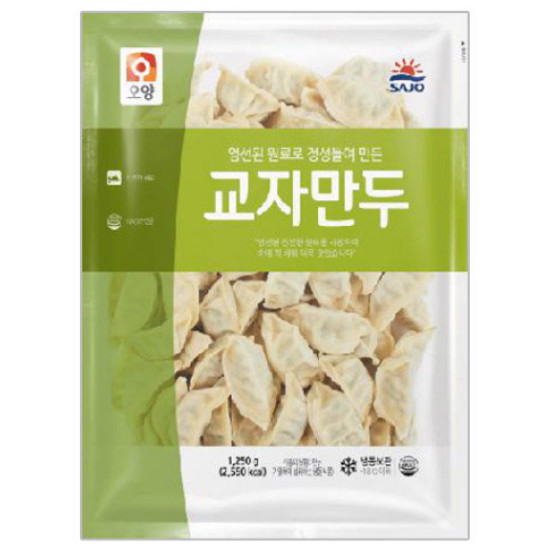 사조대림 오양 교자만두 1.25kg이미지입니다. 누르면 해당 게시물로 새창이동합니다.
