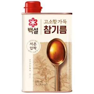 백설 고소함가득 참기름 500ml (5개)_이미지