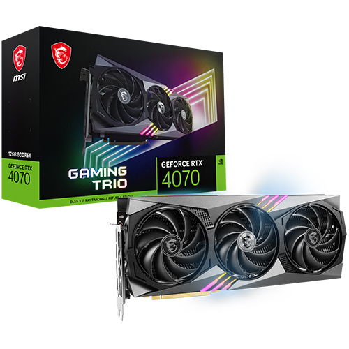 MSI 지포스 RTX 4070 게이밍 트리오 D6X 12GB 트라이프로져3_이미지