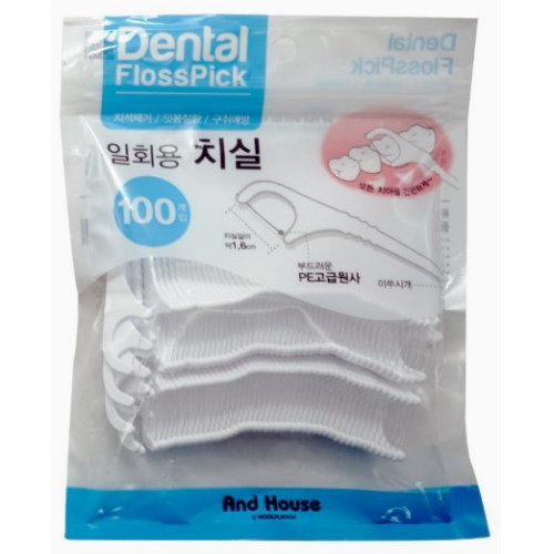우일프라텍 덴탈 일회용 치실 100개