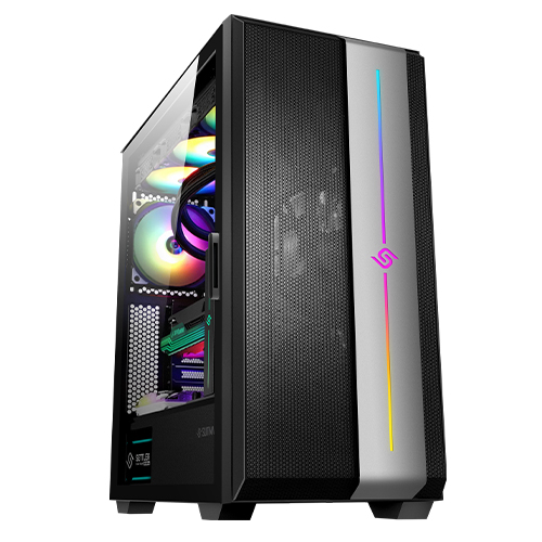 앱코 SUITMASTER P2000 퍼포먼스 ARGB VGA SUPPORT (블랙)_이미지