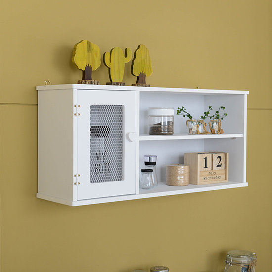 동화속나무 밀키 단문 철망 벽선반_이미지