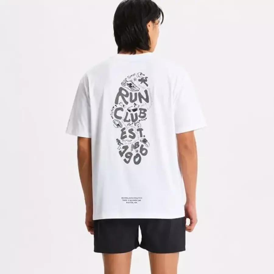 뉴발란스 G UNI FROZEN 런클럽 반팔티 SEMI OVER FIT NBNEGCO215-10_이미지