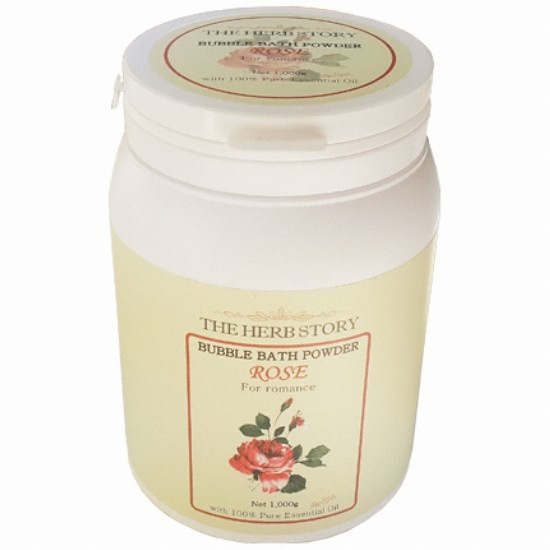더허브스토리 버블바스 파우더 로즈 1000g (1개)