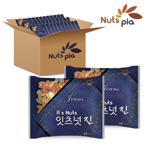 넛츠피아 잇츠넛 프리미엄 진 25g (100개)_이미지