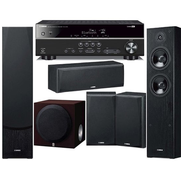 야마하 NS-F51,NS-P51,YST-SW012 + 야마하 AV리시버 (RX-V381)