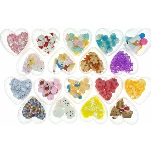 슬라임 재료 레진아트 파츠 9종 랜덤 럭키 박스 토핑