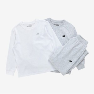 뉴발란스 키즈트레이닝세트 NQJ NK9YFB102U-16 베이직 에센셜 3PCS 런보이 스웨트셋업