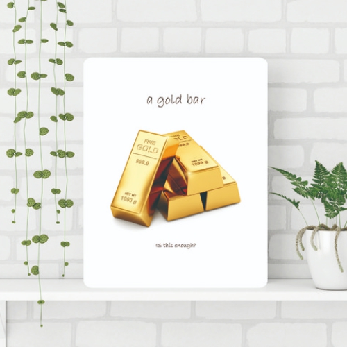 가온 골드바 접이식 액자테이블 (60x48cm)