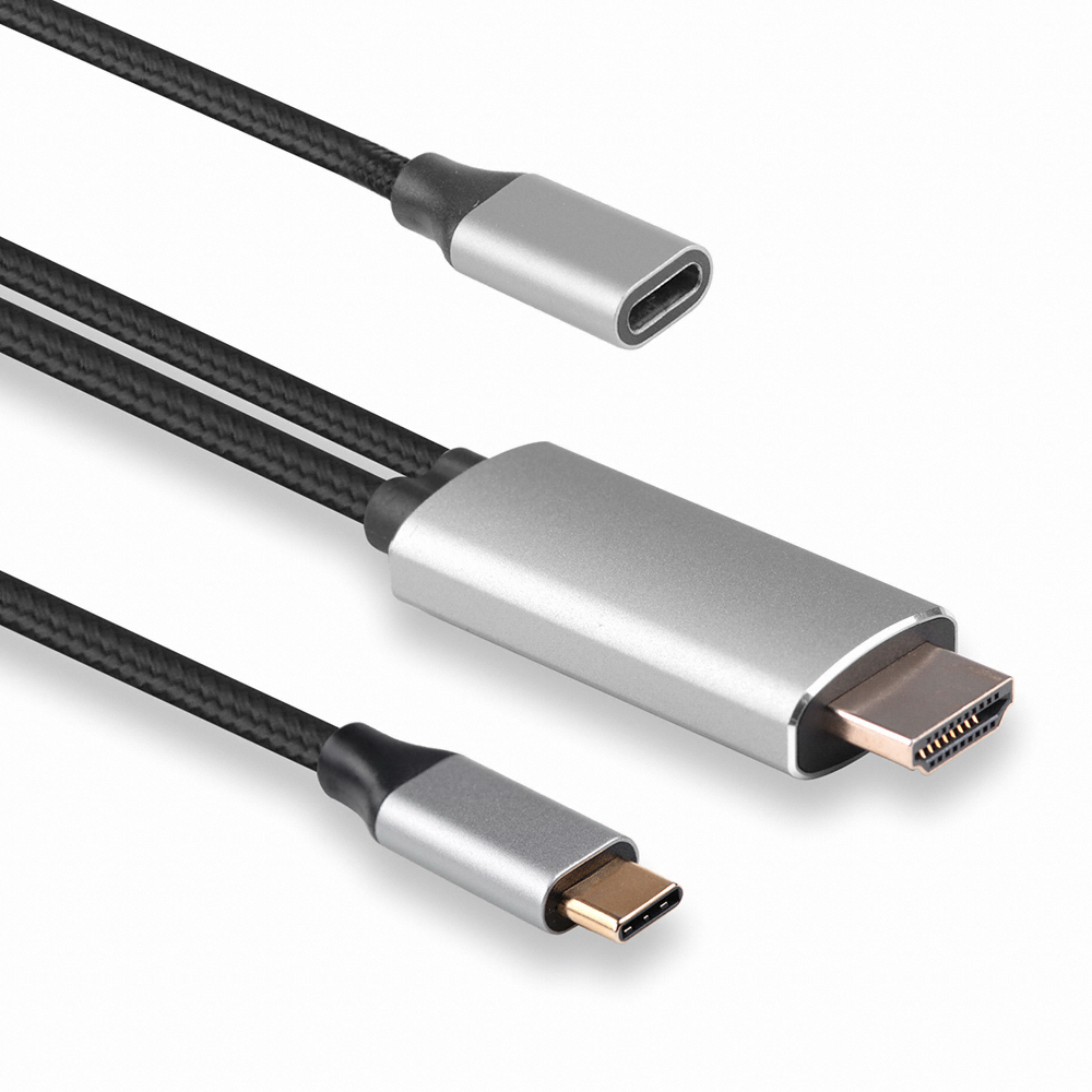 이지넷유비쿼터스 넥스트 C to HDMI 미러링 케이블 NEXT-2246CHPD (1.8m)_이미지