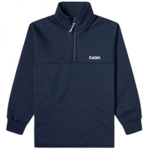 꼼데가르송 옴므 CdGH 하프 집 스웨트 네이비 HM-T008-051-NVY