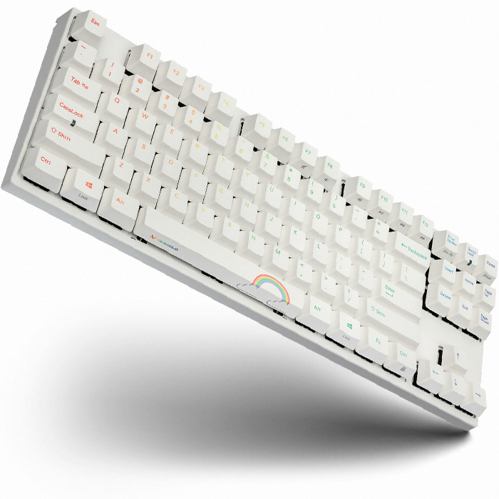 VARMILO VA87M 레인보우 에디션 PBT 염료승화 영문 (흑축)_이미지