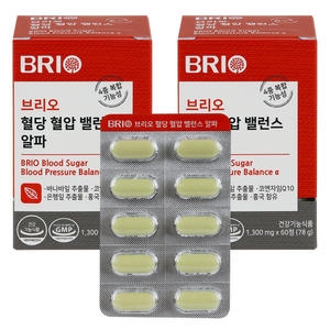 극동에치팜 브리오 혈당 혈압 밸런스 알파 60정 (2개)_이미지