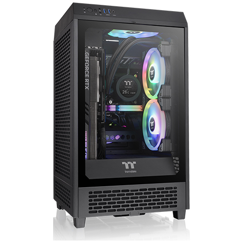 써멀테이크 The Tower 200 TG (블랙)_이미지