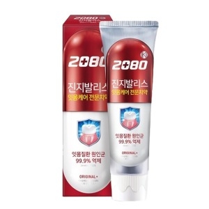 애경 2080 진지발리스 오리지널 치약 120g (12개)