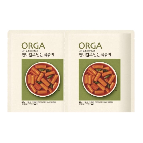 올가 현미쌀로 만든 떡볶이 400g (2개)_이미지
