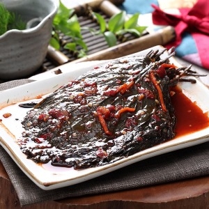 쪽빛누리 젓갈 반찬 깻잎무침 1kg 우리집 대표 밥도둑 매콤달콤