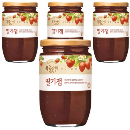 복음자리 딸기잼 500g (4개)
