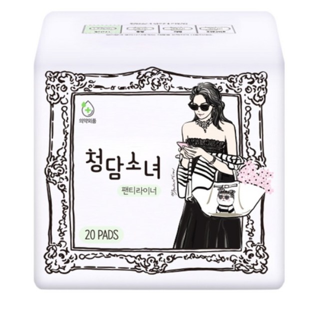 청담소녀 팬티라이너 롱 20개 (12팩(240개))_이미지
