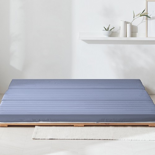 신우팜앤라텍스 느웰 솔리드 천연라텍스 3단 접이식 토퍼 매트리스 S (5cm)_이미지