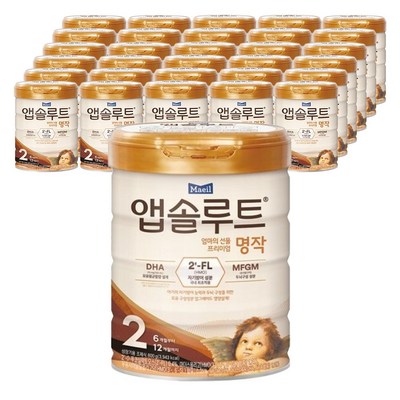매일유업 앱솔루트 명작 2FL 2단계 800g (34개)_이미지