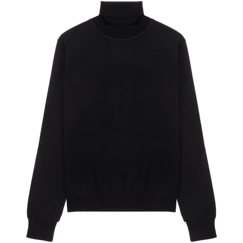 메종마르지엘라 백 스티치 울 터틀넥 니트 SI0HA0006 S17814 (900F, 블랙)