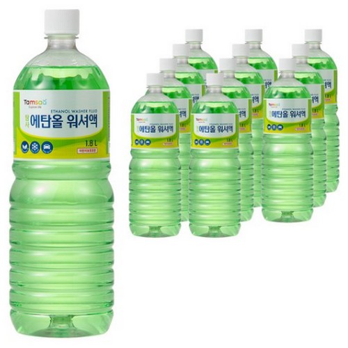 쿠팡 탐사 에탄올 워셔액 1.8L (12개)_이미지