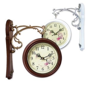 엔틱 프레임 양면시계/벽시계/인테리어/무소음/벽걸이/집들이_이미지