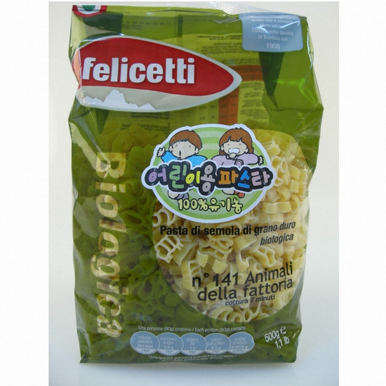 유기농 동물모양 파스타 500g