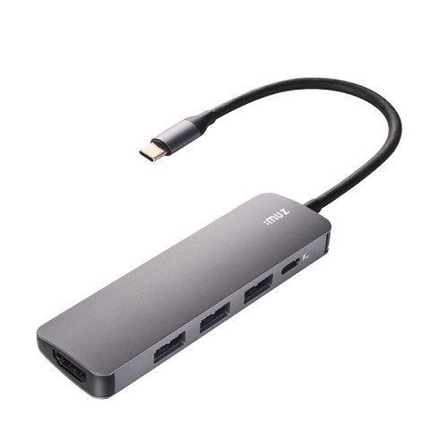 포유디지탈 iMUZ HB20 (4포트/USB 3.0 Type C)_이미지