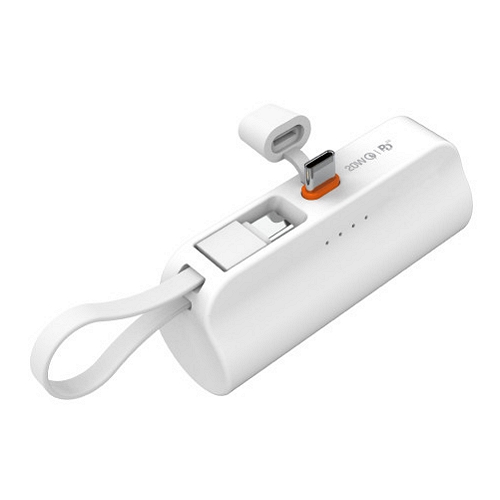 비즈모아코리아 20W 듀얼 미니 도킹형 보조배터리 BZ-PF520W 5000mAh (C타입+C타입)_이미지