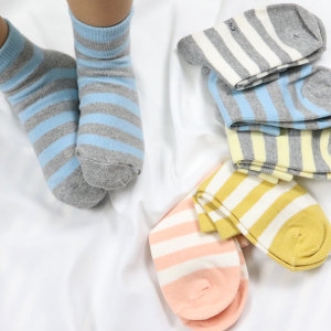 국산 면100 아동 링글양말 단목/유아/키즈_이미지