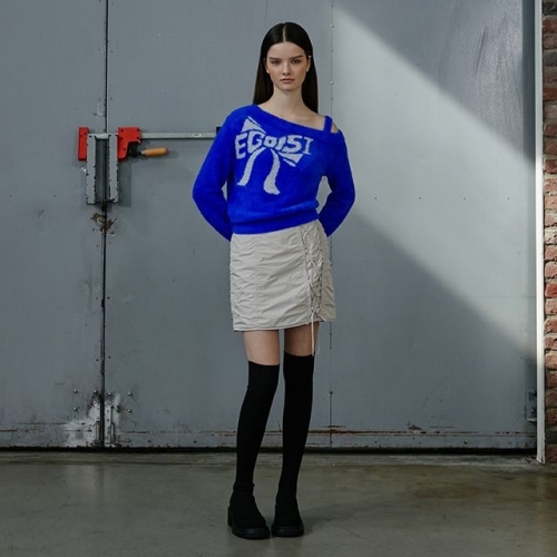 에고이스트 HT 레이스업 디테일 셔링 미니 SK EQ4PS160_이미지